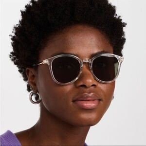 Le Specs Contraband clear and gold